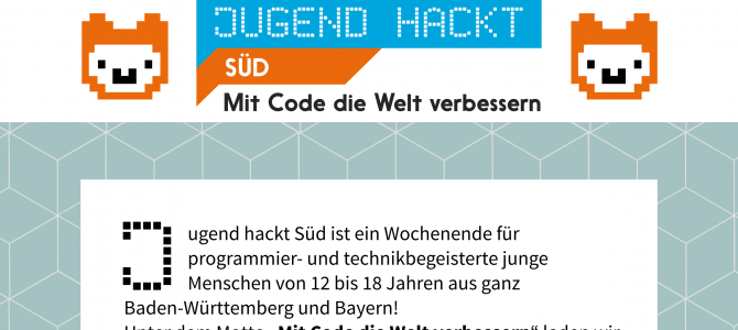 Einladung zu: Jugend hackt Süd